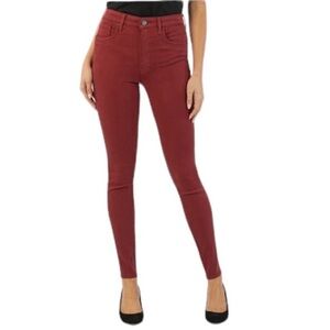 KUT from the Kloth Mia Toothpick Skinny Bordeaux Jeans Women's Size 4